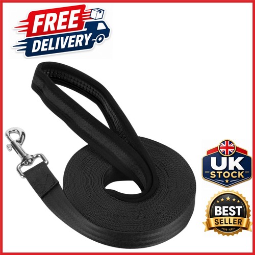 Black 10m dog training - 10m, lead