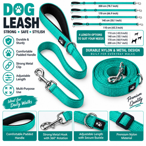 Nylon dog lead - nylon,