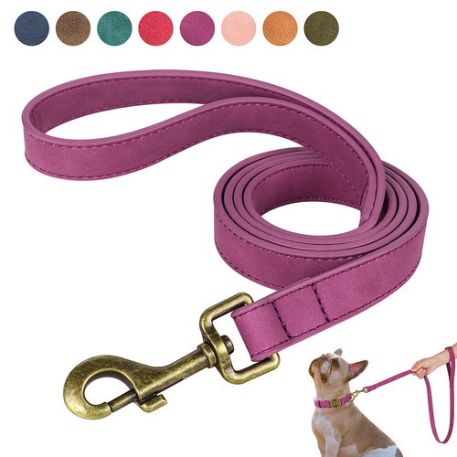 4ft soft leather padded dog - soft,