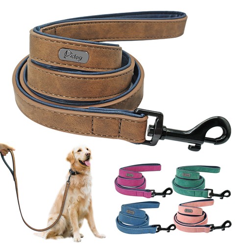 4ft soft leather padded dog - soft,