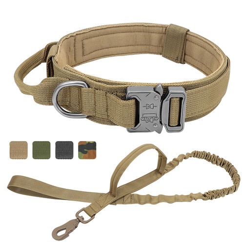 Military tactical dog collar - military,